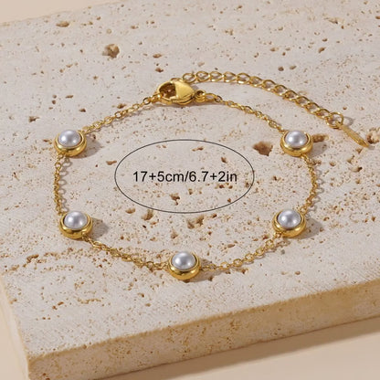 Pearl Bracelet for Women – Minimal Dainty Chain | Daily Wear Elegant Jewellery - Petals & Ore